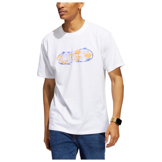 Adidas Ανδρική κοντομάνικη μπλούζα Floral Linear
